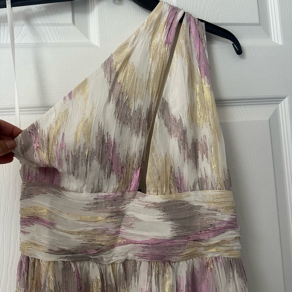 BCBGMAXAZRIA one-shoulder evening gown size 6 - Picture 6 of 10